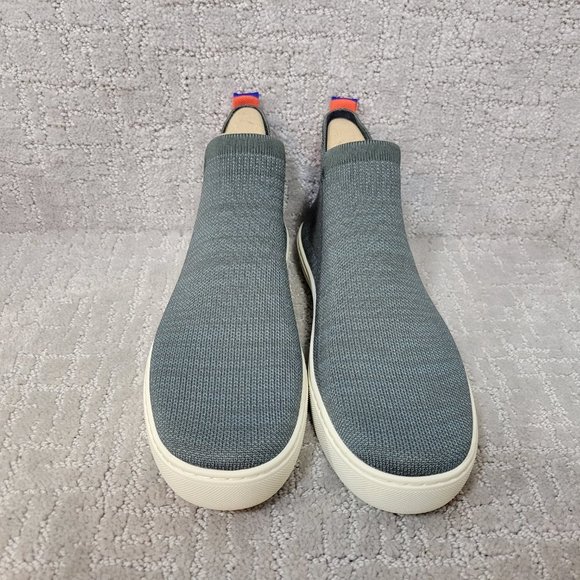 ROTHY'S The Chelsea Women's Size US 9 Melange Gray Round Toe Pull On Ankle Boots - Picture 2 of 10